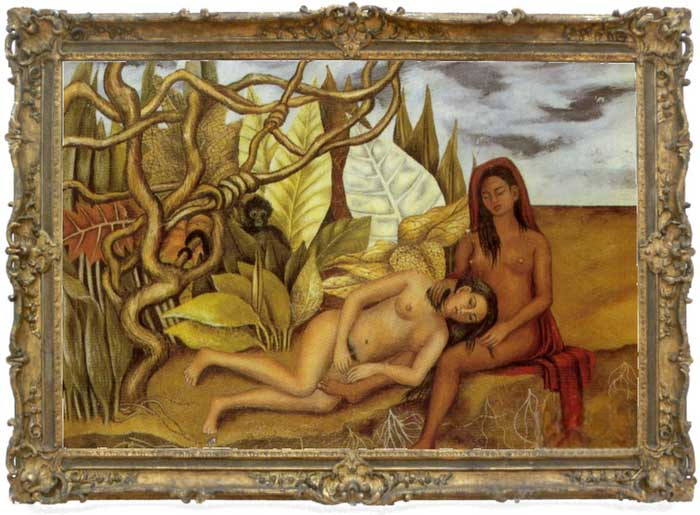 ormanda iki ciplak dos desnudos en un bosque frida kahlo photoroom