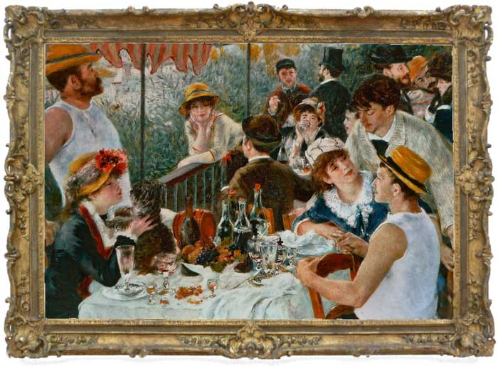 tekne gezisinde ogle yemegi le dejeuner des canotiers pierre auguste renoir photoroom